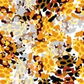 Creative abstract leopard skin seamless pattern. Textured camouflage background. Trendy animal fur wallpaper Royalty Free Stock Photo