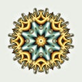 Creative abstract mandala