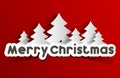 Creative Abstract Merry Christmas Card Royalty Free Stock Photo
