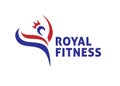 Creative abstract royal fitness club logo