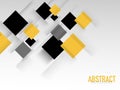 Creative abstract square blocks elements.