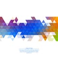 Creative abstract triangle pattern Royalty Free Stock Photo