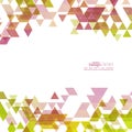 Creative abstract triangle pattern Royalty Free Stock Photo