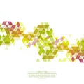 Creative abstract triangle pattern Royalty Free Stock Photo