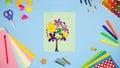 Creative Activities, Cut Paper Art, Easy Crafts for Kids, engaging activities for DIY gift for mom in Mothers Day