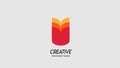 Creative agency bussiness logo company vector