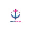 Creative Anchor Logo Design Vector Art Logo