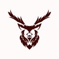 Deer logo Royalty Free Stock Photo