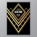 Creative Art Deco Art Nuvo geometric template