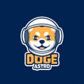 Creative Astro Doge Cute Cartoon