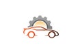 Creative Auto Repair Car Logo Design Illustration Royalty Free Stock Photo