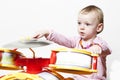 Creative baby play drums