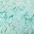 Creative background with abstract acrylic painted waves. Beautiful marble texture. Royalty Free Stock Photo