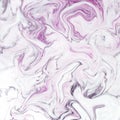 Creative background with abstract acrylic painted waves. Beautiful marble texture. Royalty Free Stock Photo