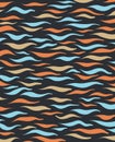 Creative background with abstract colorful waves. Abstract wallpaper.