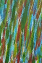 Creative background of colorful brush strokes on canvas closeup. Royalty Free Stock Photo