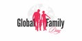 Creative Banner Design for Global Family Day. Family Illustration.