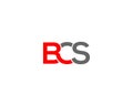 Creative BCS Logo Design Icon  Vector Royalty Free Stock Photo