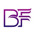 Creative BF logo icon design