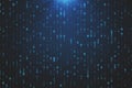 Creative binary code backdrop Royalty Free Stock Photo