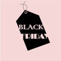 Creative Black friday sale banner layout design. Illustration. Abstract vector black friday sale layout background. For art templa Royalty Free Stock Photo