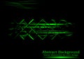 Creative black-green abstract background