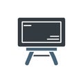Creative Blackboard Icon for Classroom Activities Royalty Free Stock Photo