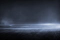 Creative blurry outdoor asphalt background with mist light high