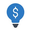 Creative board chart setting glyph color icon