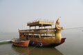 creative boat near ganga river 80 Ghat full image