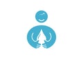 Creative Body Drop Water Logo