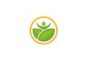 Creative Body Leaf Logo