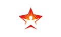 Creative Body Star Sunshine Happy Silhouette Logo