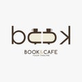 Creative Book and Cafe Logo Design