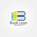 Creative Book Concept Logo Design Template