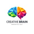Creative Brain Illustration Representing Innovative Ideas And Modern Creative Thinking Royalty Free Stock Photo