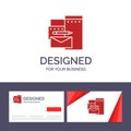 Creative Business Card and Logo template Advertising, Branding, Identity, Corporate Vector Illustration Royalty Free Stock Photo