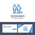 Creative Business Card and Logo template Amateur, Ball, Football, Friends, Soccer Vector Illustration