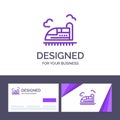 Creative Business Card and Logo template Bullet, Train, High, Speed Vector Illustration Royalty Free Stock Photo