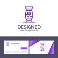 Creative Business Card and Logo template Ceramic, Culture, Global, India, Indian, Pottery Vector Illustration
