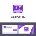 Creative Business Card and Logo template Computer, Network, Laptop, Hardware Vector Illustration Royalty Free Stock Photo