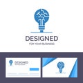 Creative Business Card and Logo template Concept, Copycat, Fail, Fake, Idea Vector Illustration Royalty Free Stock Photo