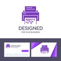 Creative Business Card and Logo template Confidential, Data, Delete, Document, File, Information, Shredder Vector Illustration Royalty Free Stock Photo