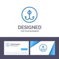 Creative Business Card and Logo template Decoy, Fishing, Hook, Sport Vector Illustration