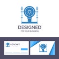 Creative Business Card and Logo template Define, Energy, Engineering, Generation, Power Vector Illustration