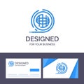 Creative Business Card and Logo template Earth, Environment, Planet, Shaping, Terra Vector Illustration Royalty Free Stock Photo