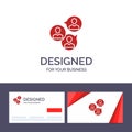 Creative Business Card and Logo template Focus Group, Business, Focus, Group, Modern Vector Illustration