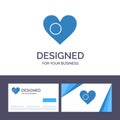 Creative Business Card and Logo template Heart, Bangla, Bangladesh, Country, Flag Vector Illustration Royalty Free Stock Photo