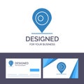 Creative Business Card and Logo template Location, Map, Bangladesh Vector Illustration Royalty Free Stock Photo