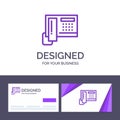 Creative Business Card and Logo template Telephone, Phone, Cell, Hardware Vector Illustration Royalty Free Stock Photo